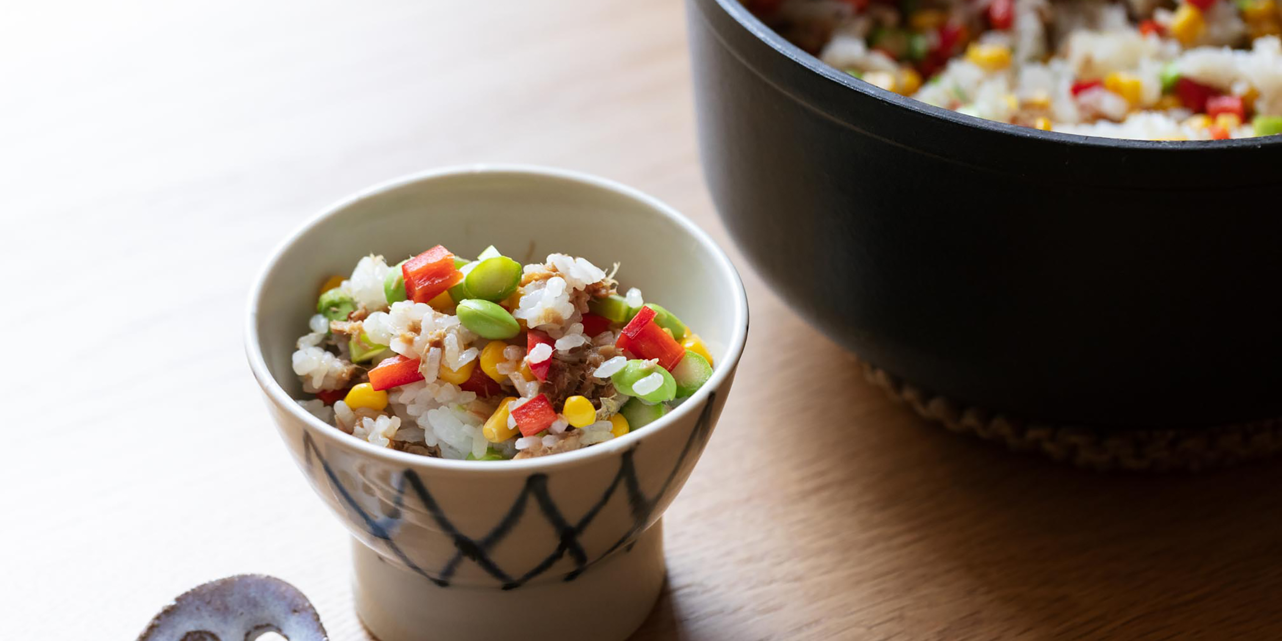 Mixed rice with tuna and vegetables | Japan Rice