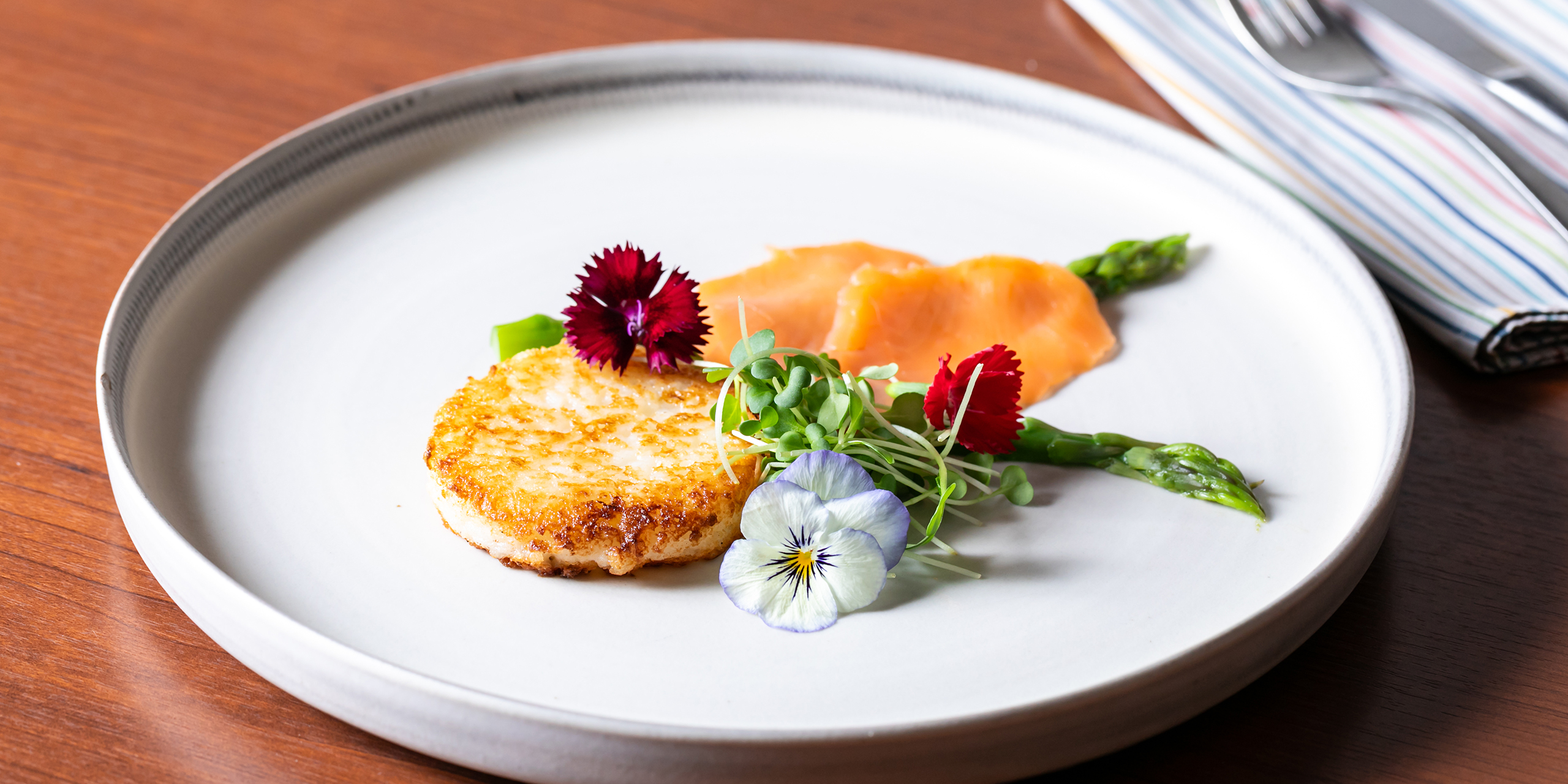 Pan-fried Risotto with Smoked Salmon | Japan Rice