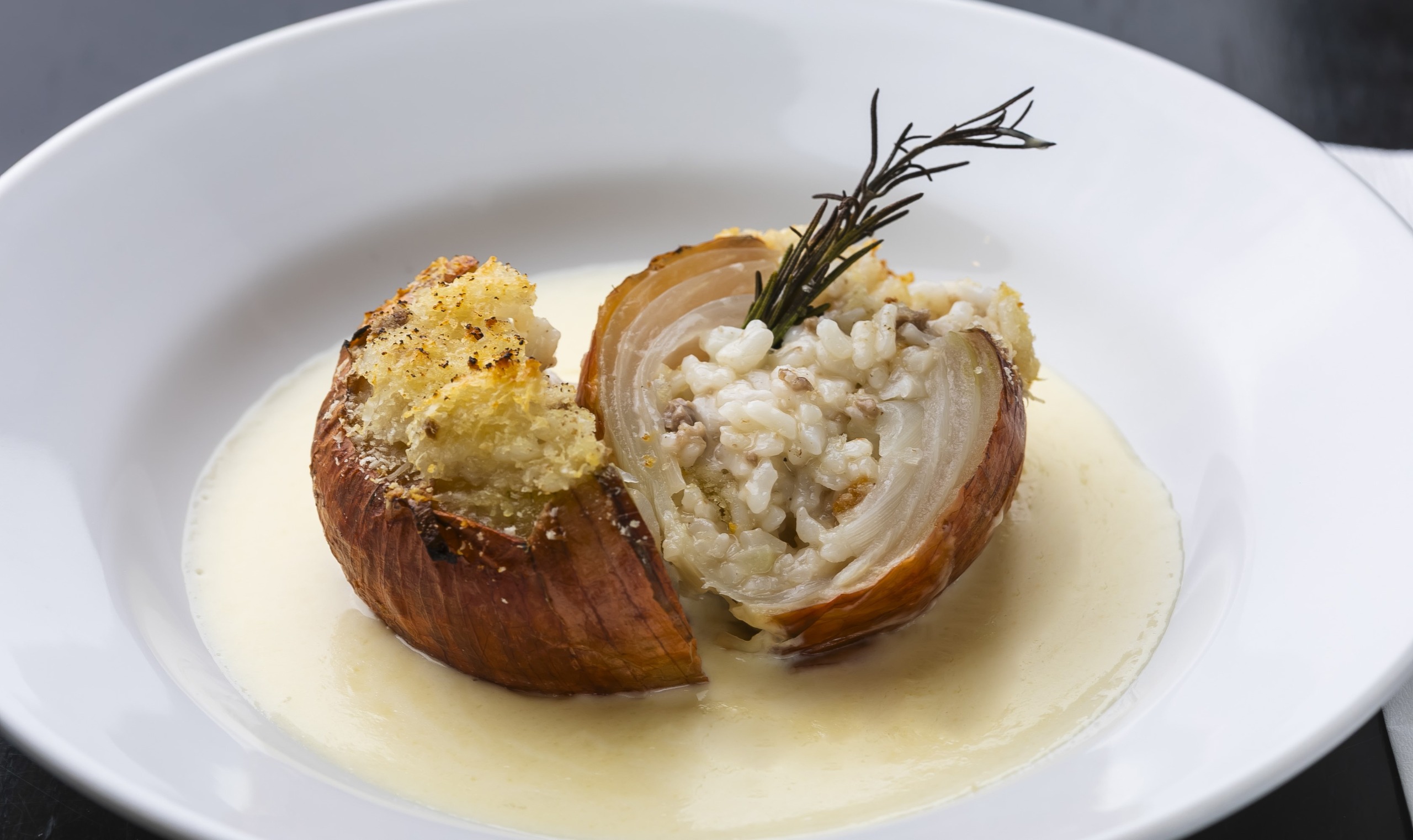 Jap Rice Risotto Piedmontese Risotto-Stuffed Onion Gratin Made With Japan Rice | Japan Rice